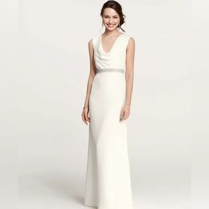 Ann Taylor MYA COWL NECK WEDDING GOWN